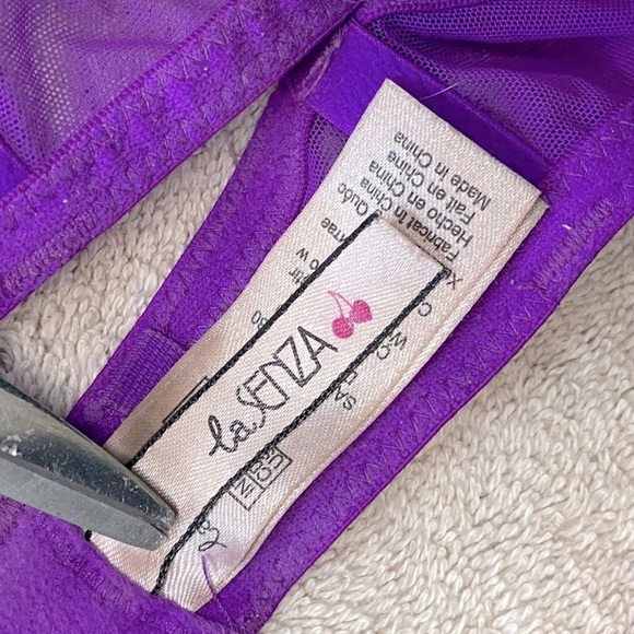 LA Senza Purple Push Up Bra With Padding 36A - Picture 6 of 12